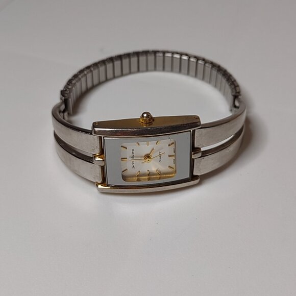 6.5 Inch Silver Tone Jaclyn Smith Stretch Watch - Picture 2 of 9